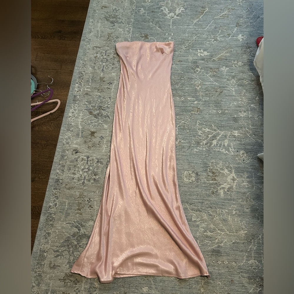 Resa Light Pink Slip Dress - Medium